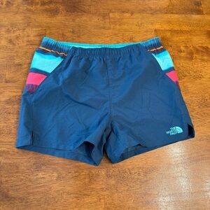 The North Face girls class V water shirts blue wing teal size large 14-16